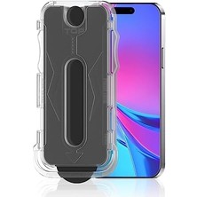 Zore Ile Uyumlu 16 Zore Kolay Uygulama Aparatlı 5d Privacy Glass Hayalet Cam Ekran Şeffaf