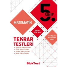 5.sınıf Matematik Tekrar Testleri