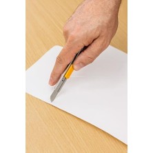 Ince Bıçağı, Otomatik Kilitli, Paslanmaz Çelik Gövde, 9×80 mm Bıçak, ‑off, 132 Mm, Taşıma Askılı, Profesyonel Kesim Aleti (2'li Set)