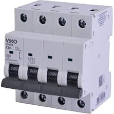 10VTB-4C50 Otomatik Sigorta 10KA C Tipi 4 Kutup 50A