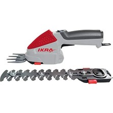 Ikra Igbs 1054 Lı 7,2 Volt, 175 Dakikaya Kadar Çalışma Süresi, Pil ve Çanta Dahil, 15,84 W, 7,2 V, Gri/kırmızı