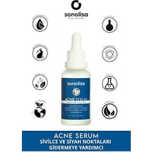 Sonolisa Acne Serum Sivilce ve Siyah Nokta Karşıtı Akne Serum 30 ml
