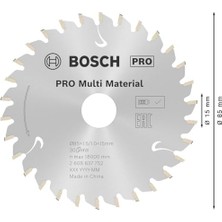 Professional Dairesel Testere Bıçağı, Standart (85 x 15 x 1,5 Mm, 30 Dişli, Akülü Daire Testere Aksesuarı)