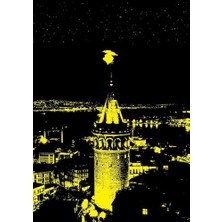 Galata Kulesi 1000 Parça Neon Puzzle