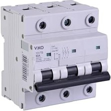 10VTB-3C80 Otomatik Sigorta 10KA C Tipi 3 Kutup 80A