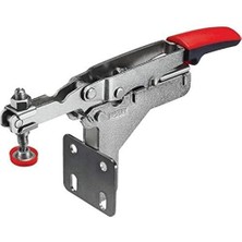 Bessey STC-HA20 Yatay Otomatik Ayarlama Geçiş Yüz Montaj Nikel Kaplama Kelepçe Dikey, Gümüş
