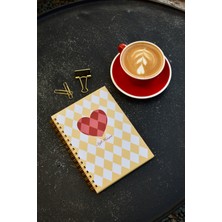 Paper Lab Studio Soft Heart A5 Spiralli Çizgili Defter