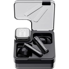 Qcy T31 Melobuds Neo Bluetooth 5.3 Kablosuz Kulaklık 4 Mikrofon ve Dijital Güç Göstergesi Siyah