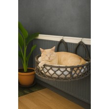 Feyza Design Yumuşak ve Rahat Kedi ve Köpek Kalorifer Yatağı, Radyatör Için Konforlu Hamağı