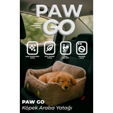 Feyza Design Taşınabilir Kedi ve Köpek Araba Koltuğu, Ayarlanabilir Kayış ve Tasma Klipsli