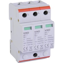 Vsp-3/40/c Modüler Parafadur 40KA 3kutup C Tip