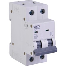 4VTB-2C25 Otomatik Sigorta 4,5ka C Tipi 2 Kutup 25A