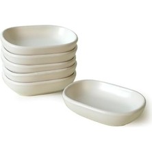 Mat Beyaz Noyan Çerezlik 11 cm 6 Adet 022
