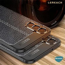 Galaxy A25 Kılıf Deri Dokulu Silikon Siyah [galaxy A25 ile Uyumlu Kılıf - Siyah]