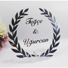 PremiumPort Şeffaf Pleksi Isimlik, Söz ve Nişan Malzemeleri, Trend Tasarım