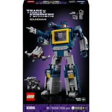 Icons Transformers: Soundwave 10358 – Dönüştürülebilir Yapısıyla Film Hayranı Yetişkinler Için Tasarlanmış Koleksiyonluk, Dekoratif Yaratıcı Model Yapım Seti (1505 Parça)