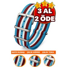 18MM-20MM-22MM-35MM Saatlerle Uyumlu Nato Kumaş Tekstil Saat Kordonu Kayışı Nato-Model-35