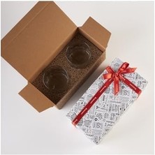 Kristal Desenli 2li Set Meşrubat Bardağı