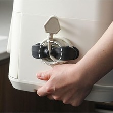 2li Kablo Tutucu Silikon Kordon Sarıcı Kablo Yönetici Klips