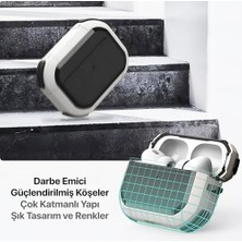 Pro 2. Nesil Için Armor Serisi Darbelere Karşı Ultra Güçlü Koruma Fiber Karbon Arka Tasarım Kılıf (Beyaz, Pro 2)