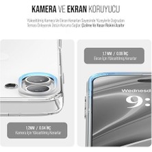 16 Ile Uyumlu Şeffaf Sert Kristal Mika Sararmaz Kılıf