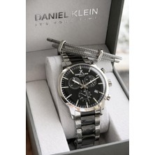 Daniel Klein Italyan Tasarım Bilekli Hediyeli 2 Yıl Garantili Çelik Kordon Erkek Kol Saati Y14238.7