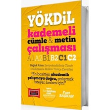Yökdil Kademeli Cümle Metin Çalışması A1 A2 B1 B2 C1 C2