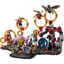 | Avengers: Endgame Son Savaş 76323, 10 Yaş ve Üzeri Kız ve Erkek Çocukları Için Kaptan Amerika ve Iron Man Dahil 9 Süper Kahraman Minifigürü Içeren Yaratıcı Oyuncak Yapım Seti (621 Parça)