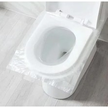 Klozet Kapak Örtüsü Dispenseri, Tek Kullanımlık Hijyenik - 50 Adet, Seyahat, Otel, Avm, Okul,