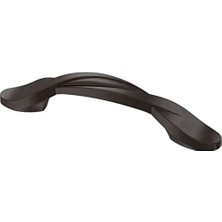 Dark Bronz Kavisli Çekmece Tutacağı, Mutfak Dolapları ve Şifonyer Çekmeceleri Için Dolap Kulpları ve Çekmece Çekmeceleri, 3 Inç, 25'li Paket, P35518K-OB3-B1, Dolap Donanımı