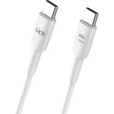 K604 Safe Type-C - Type-C 60W Hızlı Data ve Şarj Kablosu 1mt