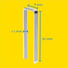 Zımba Teli 606/30 0.6m U Blister