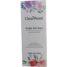 CLEANROSE%100 Doğal Gül Suyu (Kutulu) 250ML