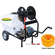 Gardenpro GP200E Elektrikli Ilaçlama Makinası 200 Lt + 100 mt Hortum