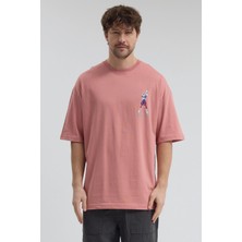 Segnante Erkek Relaxed 001 Oversize Somon T-Shirt