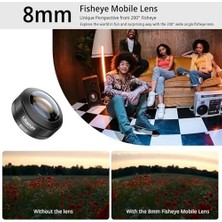 CL-004 Telefonlar Için 8mm Geniş Açılı Balık Gözü Lens