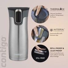 Westloop Autoseal Termos Bardak 470 ml Gri