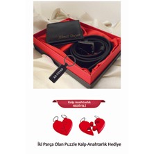 PremiumPort Kişiye Özel Erkek Cüzdan ve Anahtarlık Seti, Şık ve Kullanışlı Tasarım