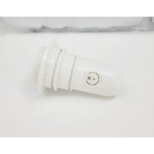 Örgün Aydınlatma Beyaz Renk Aç Kapa Anahtarlı E27 Duy Lambader'e Uygun