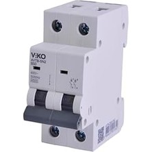 4VTB-2B50 Otomatik Sigorta 4,5ka B Tipi 2 Kutup 50A
