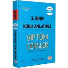 Editör 3. Sınıf Vıp Tüm Dersler Konu Anlatımlı Mavi Kitap
