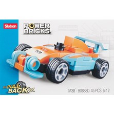 Power Bricks Yarış Arabası Yapım Seti, 45 Parça