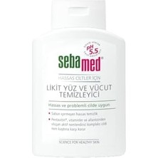 Sebamed Hassas Ciltler İçin Pentavitin Etkili Yüz ve Vücut Temizleme Jeli 200 ml Gliserin İçerir