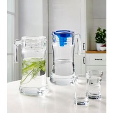 Azur Şeffaf Akrilik Kapaklı Sürahi - Tekli - 1400CC