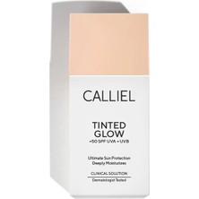 Calliel Günlük Renkli Likit Güneş Kremi Hafif Yapı Ton Eşitleyen Spf 50 – 01-50 ml