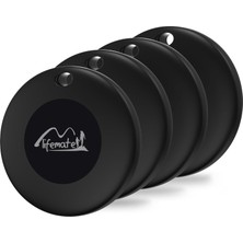 Lifetag Smart Tag Lisanslı Akıllı Takip Cihazı - Siyah- 4'lü Paket (Sadece ile Uyumludur)