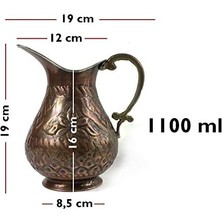 No:1 Maraş El Işleme Bakır Sürahi