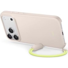 17 Pro Max Kılıfı, Magsafe ve Kamera Denetimi Özellikli, Stantlı, Yerleşik Stant ve Taşıma Askısı, Mat Dış Yüzey, Mikrofiber Iç Kaplama – Kalker Beji