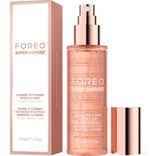 Foreo Supercharged Cilt Bariyeri Yenileyici Esans Spreyi, 110 ml – Kolajen Güçlendirici Nemlendirici Sprey Yüz – Kolajen Peptit, Niacinamid, Centella Asiatica, Pantenol – Tüm Cilt Tipleri Için Sprey