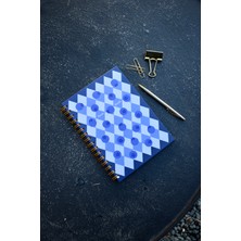 Paper Lab Studio Berry Blue A5 Kareli Bloknot